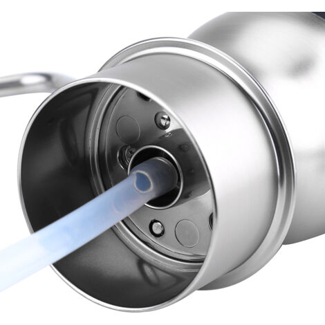 Automatische, per USB aufladbare elektrische Wasserpumpe – Intelligenter Flaschenspender – Schwarz, ABS und lebensmittelechtes Silikon – Höhe 17 cm, Durchmesser 6 cm (1/5)