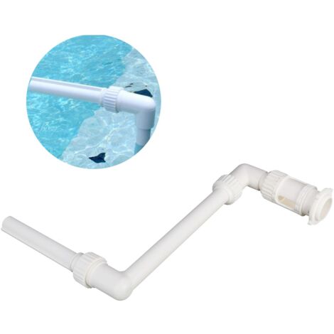 3-teiliges PVC-Poolbrunnen-Set mit 1,5-Zoll-Gewinde Verstellbarer Wasserfallbrunnen ohne zusätzliche Pumpe für eingelassene Pools/Gärten Einfache Installation für die Gartengestaltung und zur Senkun (1/5)