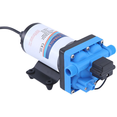 4-Kammer-Membrandruckpumpe mit Filter und Anschlüssen, 5,5 GPM, 70 PSI, für Garten, Wohnmobil und Landwirtschaft (1/2)