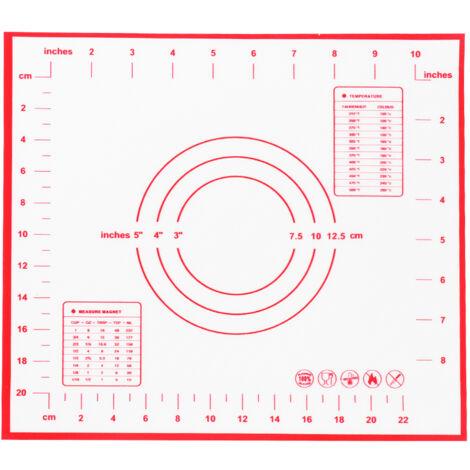 Wiederverwendbare Silikon-Backmatte 30 x 26 cm – hitzebeständiges Antihaftmaterial (1/5)