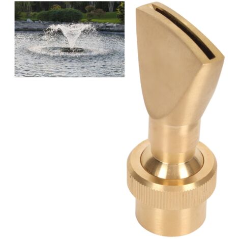 Bronzene Springbrunnendüse G3/4 – Paneelförmiger Strahlbrunnen für Parks und Gärten mit wassersparendem Design