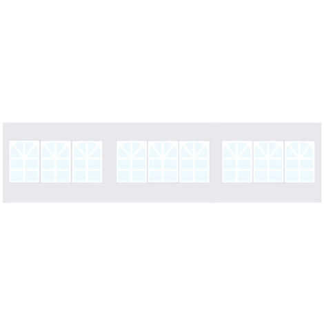 Skyway Wall Side Pavillon-Zelt - 210D Oxford wasserdichtes Seitenteil, Abmessungen 200x300x300cm, 550g (1 Stück) (1/5)
