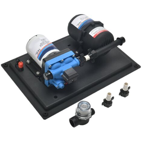 24V DC 3,5GPM Wohnmobil-Wasserpumpe mit Tank und Druckschalter, Kupfer-Aluminium (1/5)