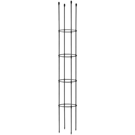 Pflanzenstütze für Topfpflanzen - Gartenrahmen aus Metall und Kunststoff - 191 cm - Leichte Konstruktion für Rosen, Tomaten und Kletterpflanzen (1/5)