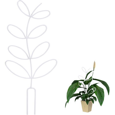 PflanzenstützgitterDekorative Draht-Pflanzenstützen[Größe 11 x 31,5 cm] Topf für Monstera ZZ Alocasia Pflanzen, drinnen und draußen1 Stück (Schwarz, Gold, Grün, Weiß) (1/5)