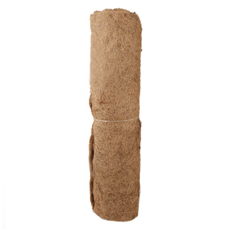 Pflanzkübel- und Topffolie aus natürlicher Kokosfaser  Feuchtigkeitsspeichernde Folie reduziert den Gießaufwand  Maße: 60 x 85 cm oder 60 x 100 cm  Einzeln erhältlich (Rolle)