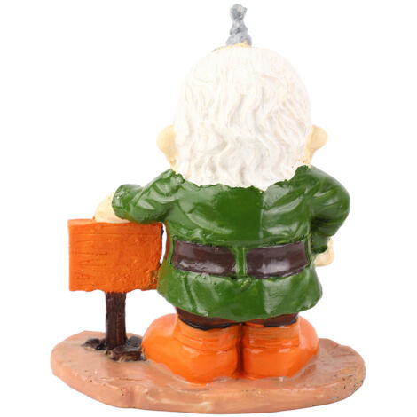 Goblin-Statue aus Kunstharz mit 4 austauschbaren Kappen für Gartendekorationen, Partys, Weihnachten, Ostern und den Unabhängigkeitstag (1/5)