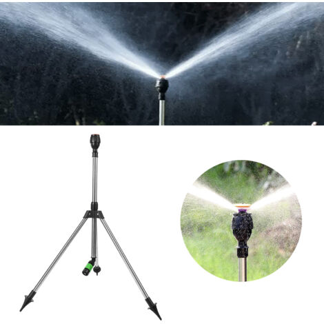 360° drehbarer Dreibein-Gartensprenger mit automatischem Bewässerungskopf und verstellbaren Füßen (1/5)