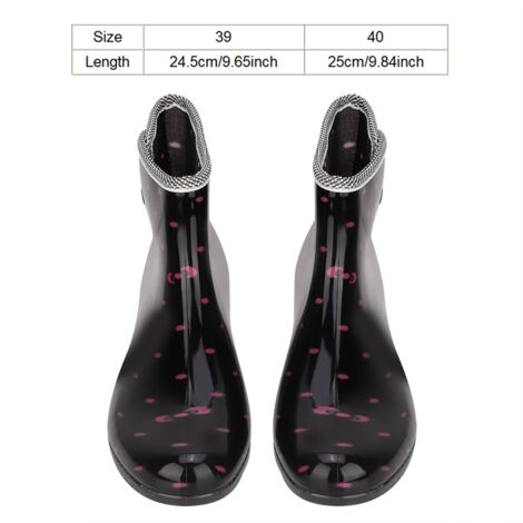 Wasserdichte PVC-Regenstiefel, rutschfest, Größe 40 (1/5)