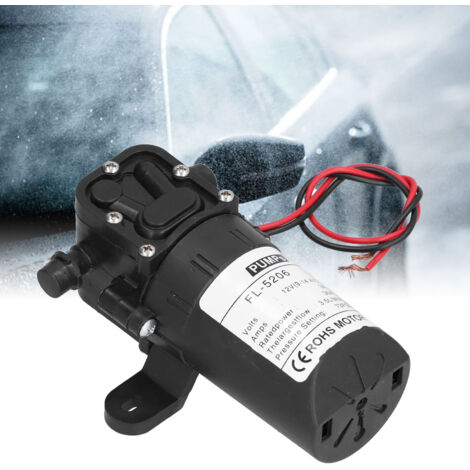 12 V DC, 36 W, 3,5 l/min, 73 PSI Industriemembranpumpe – Elektrische Hochdruckpumpe für Landwirtschaft und Reinigung
