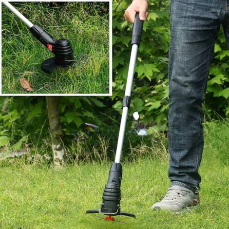 Handbetriebener elektrischer Rasenmäher, Akku-Rasentrimmer, Rasenmäher für den Garten
