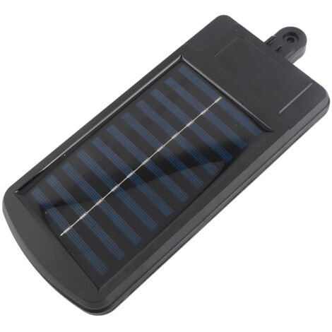 Solar-LED-Leuchte mit Bewegungsmelder und Fernbedienung – 3 Modi, 90° verstellbarer Halter, ABS-Kunststoff, Docht aus Maiskolben, 260 x 113 mm, beleuchtet 500 m², sturmfest (1/5)