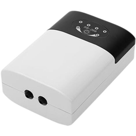 [Belüfter] Sauerstoffpumpe, Aquarium-Belüfter, Teichbelüfter, Luftpumpe, USB-wiederaufladbarer Angelbelüfter mit Schlauch und Ausblassteinen (1/5)