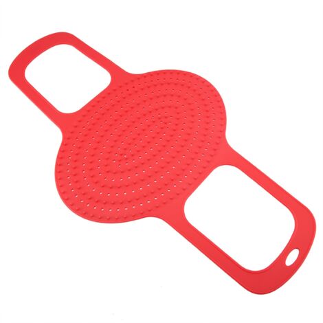 Antihaft-Kochmatte aus Silikon, lebensmittelecht, rot – 59 x 31,5 cm, hitzebeständig von -40 °C bis 260 °C, für Geflügel und Grillen (1/5)