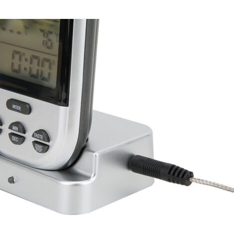 Grill-Küchenthermometer mit Funksender – ABS – Rot/Gelb – Sondenlänge ca. 12–18 cm – 1 Thermometer (1/5)