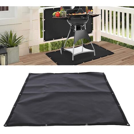 3 x 10 Fuß großer Grillschutz aus Fiberglas mit 3 universellen Edelstahlhalterungen für den Grill (1/5)