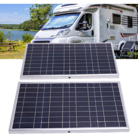 200-W-Photovoltaik-Set mit Aluminiumrahmen und Regler für netzunabhängige Anwendungen, Wohnmobile, Transporter und Campingbusse
