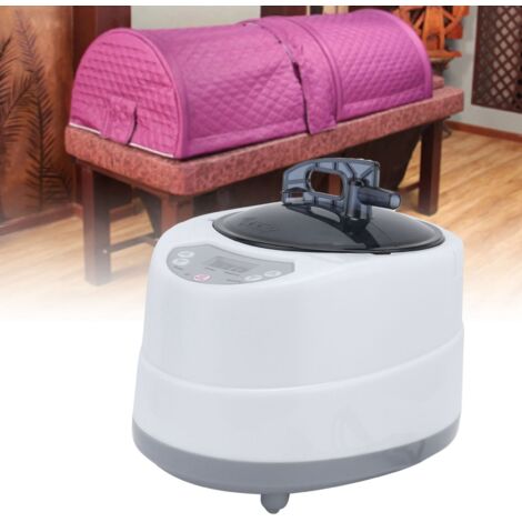Sauna-Dampfgarer, tragbarer Saunagenerator, 1000 W, 2,0 l Fassungsvermögen, Edelstahl 304, 1–9 Thermostateinstellungen, Timer (0–99 Min.), ideal für Entgiftung, Entspannung und Wohlbefinden. (1/5)