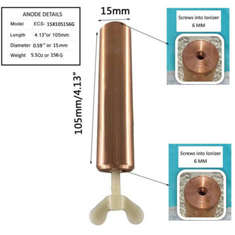 Solar-Poolionisator + Eco-Modell + 16 cm/620 g + Chlorfrei