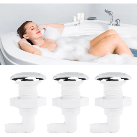 Spa-Massagedüse – PVC-Badewannenzubehör mit 7-mm-Anschluss – 3 blasenfreie Düsen für entspannende Bäder