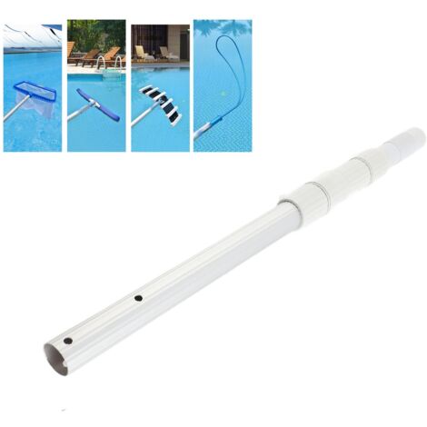 ManoMano: 120 cm verstärkter Teleskopstiel aus Aluminiumlegierung, für Poolreinigung, Rettungsnetz, ohne Befestigungsloch 62 cm/2,4 Zoll. (1/5)