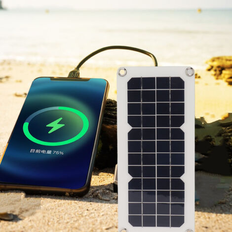 30W 18V Solarpanel-Set mit Dual-USB-12V/24V-Controller, tragbares monokristallines ABS-Panel für Camping, Fahrzeuge und Outdoor-Einsatz (1/5)