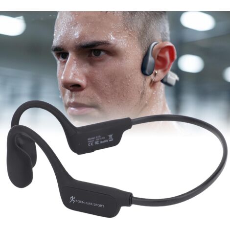 5,4-Zoll-Bluetooth-Knochenschallkopfhörer, IPX6 wasserdicht, geräuschunterdrückend, kabellos, für Sport, Laufen und Training (1/5)