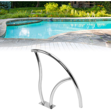 Mainsculpt Pool-Handlauf – 113 cm Edelstahl 304 Pool-Treppen-Sicherheitsstange