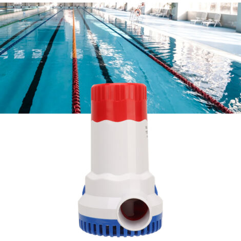 1500 GPH 12V Marine-Tauchbilgenpumpe für Boote, Teiche, Schwimmbäder und Wohnmobile – 680 g, Kunststoff, 5,4 x 3,9 x 3,2 Zoll (1/5)