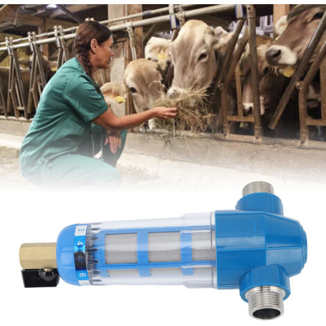 G3/4 G1/4 Sedimentfilter – Dosierfilter für Wassersysteme, ABS-Edelstahl mit transparentem Sieb und einfacher Reinigung (1/5)
