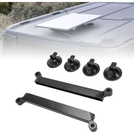 ABS-Saugfuß-Montagesatz für Auto-Satellitenantenne, robustes Design und flexible Installation, schwarz