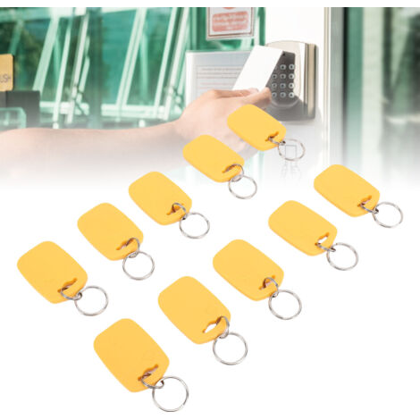 10 wiederbeschreibbare 125-kHz/13,56-MHz-RFID-IC-Schlüsselkarten für Türen