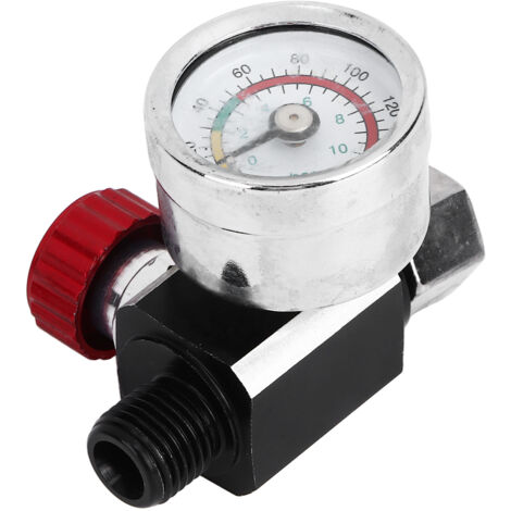 Hochpräziser G1/4-Luftdruckregler 140 PSI für Lackier- und Airbrush