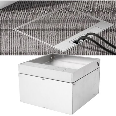 Einziehbarer US-Stecker, IP44 wasserdicht, Wandmontage, Einbau, Edelstahl, ABS, 130-mm-Steckdose, USB-Ladefunktion, Bodentisch