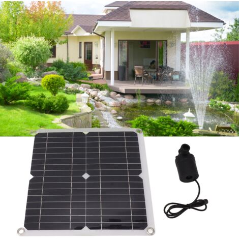 EcoFlow Solar-Wasserpumpen-Set – 50-W-Panel + 22-W-Pumpe – Batteriekasten und 12-V-Gleichstrom-Zeitschaltuhr