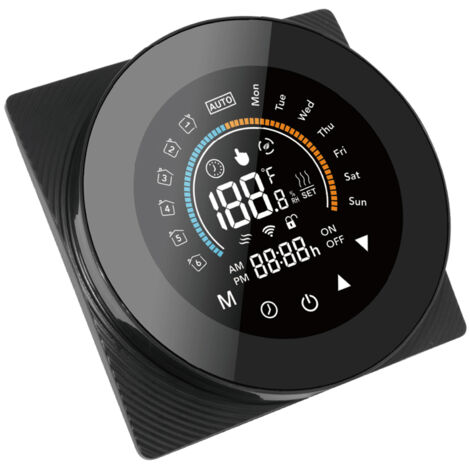 eWeLink HC-020-EWL-GC WLAN-Smart-Thermostat für Gasheizungen mit Sprachsteuerung und großem Touchscreen-LCD, kompatibel mit Google Assistant und Alexa