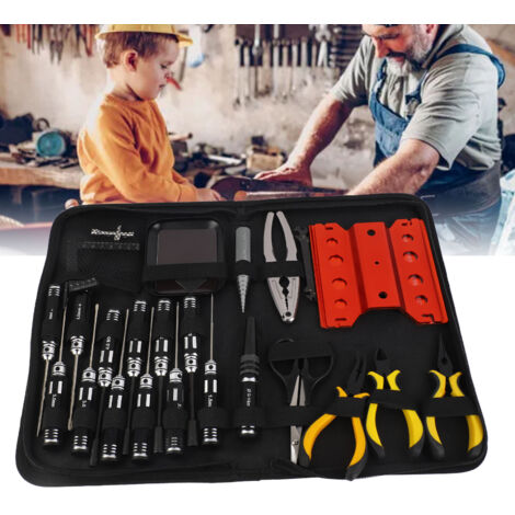 44-teiliges HSS-Qualitäts-RC-Werkzeugset zur Reparatur von Autos, Drohnen und tragbaren Modellen für Mano (1/5)