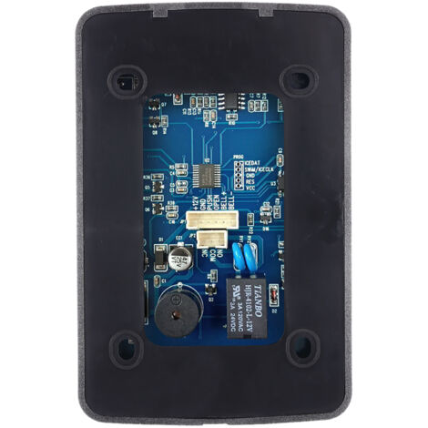 125-kHz-RFID-Zutrittskontrolle für einzelne Türen mit Tastatur und 10 EM4100-Handsendern, modernes und eigenständiges Sicherheitssystem