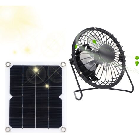 10-W-monokristallines Solarmodul mit Kühlventilator für Hundehütte und landwirtschaftliches Gebäude