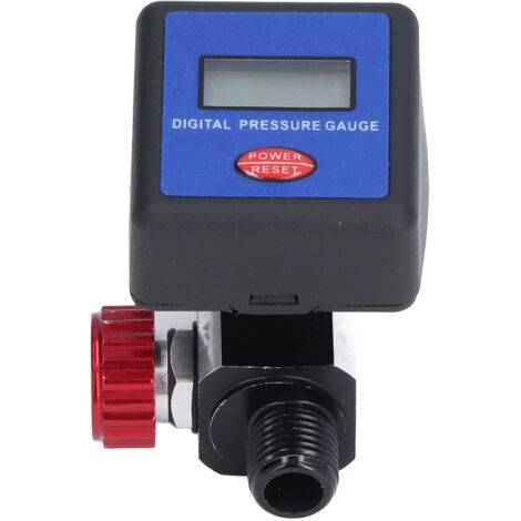 Digitaler Luftdruckregler mit G1/4-Manometer für Bauwesen und Zimmerei