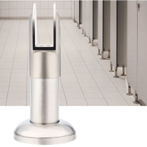 WC-Trennwandbefestigungselement - 3084D - Verstellbarer Stabilisierungsfuß aus Edelstahlrohr und -kopf 304 - Für öffentliche Sanitäranlagen