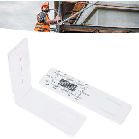 Hochpräziser Rissmonitor aus ABS-Acryl – Messbereich ±20 mm ±10 mm, inklusive Anleitung, 2 Stück