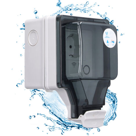 IP66 Smart-Außensteckdose mit WLAN-Steuerung – Typ 86 16A Wandsteckdose aus rutschfestem und wasserdichtem ABS/PC