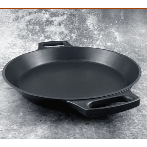 Doppelgriff-Bratpfanne, Aluminiumlegierung, antihaftbeschichtet, 36 cm/14,2 Zoll, für drinnen und draußen, Camping (1/5)