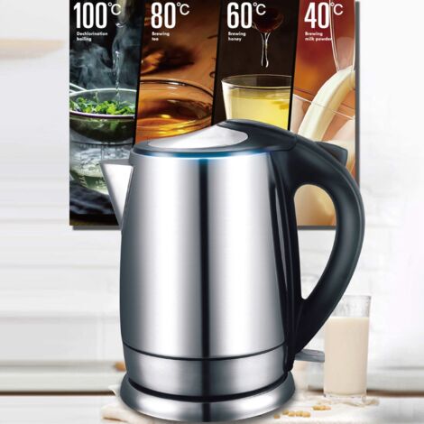 KettlePro 2,0-Liter-Wasserkocher mit automatischer Abschaltung und Trockengehschutz – Edelstahl 304 für Tee und Kaffee