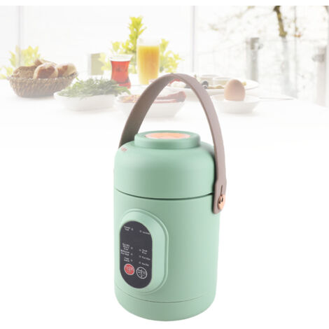 Tragbarer elektrischer Topf, 500 W, Mini-Multifunktionstopf aus Edelstahl, 800 ml, US-Stecker 110 V (1/5)