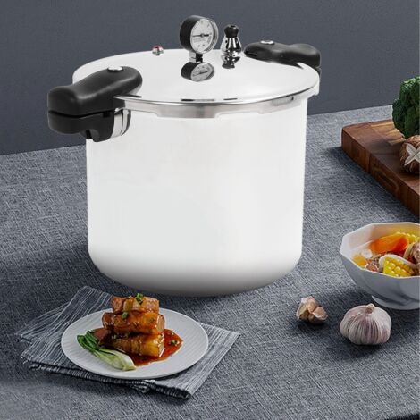 Schnellkochtopf aus Aluminiumlegierung, 23 Liter Fassungsvermögen für schnelles Kochen mit Anzeige für Gasherde, robustes Material und intelligentes Sicherheitsdesign (1/5)