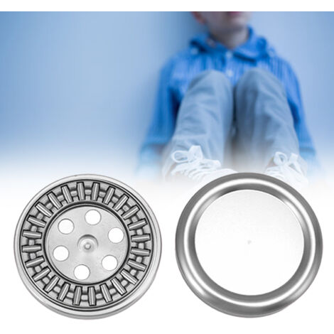[Fidget-Toy] Magnetischer Drehschieber aus Aluminiumlegierung, Mini-Klicker, sensorischer Stressabbau für Erwachsene und Jugendliche (ab 14 Jahren), Silber, 38 x 10 mm, 75 g