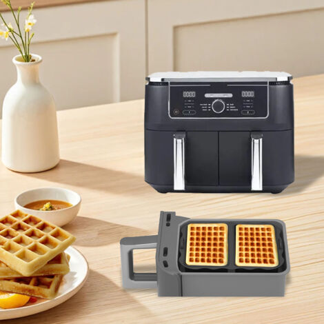 Silikon-Waffelform für Heißluftfritteusen AF300EU/400/451EU/SL400EU/500DE, 2 Stück, hitzebeständig, antihaftbeschichtet, 201x16x3 cm, 294 g. (1/5)