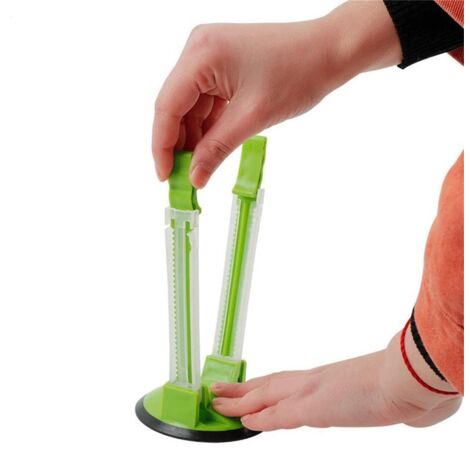 Küchenbeutelhalter mit Clip, ABS-Lebensmittelbeutelhalter, faltbares Aufbewahrungsgestell, 10,4 x 26,9 cm